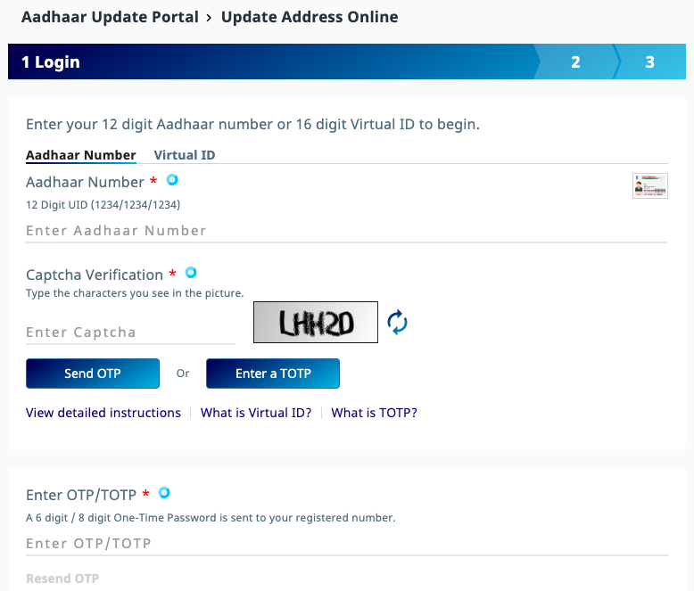 How to change your address on Aadhaar card online Instamojo Blog