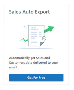 Sales Auto Export