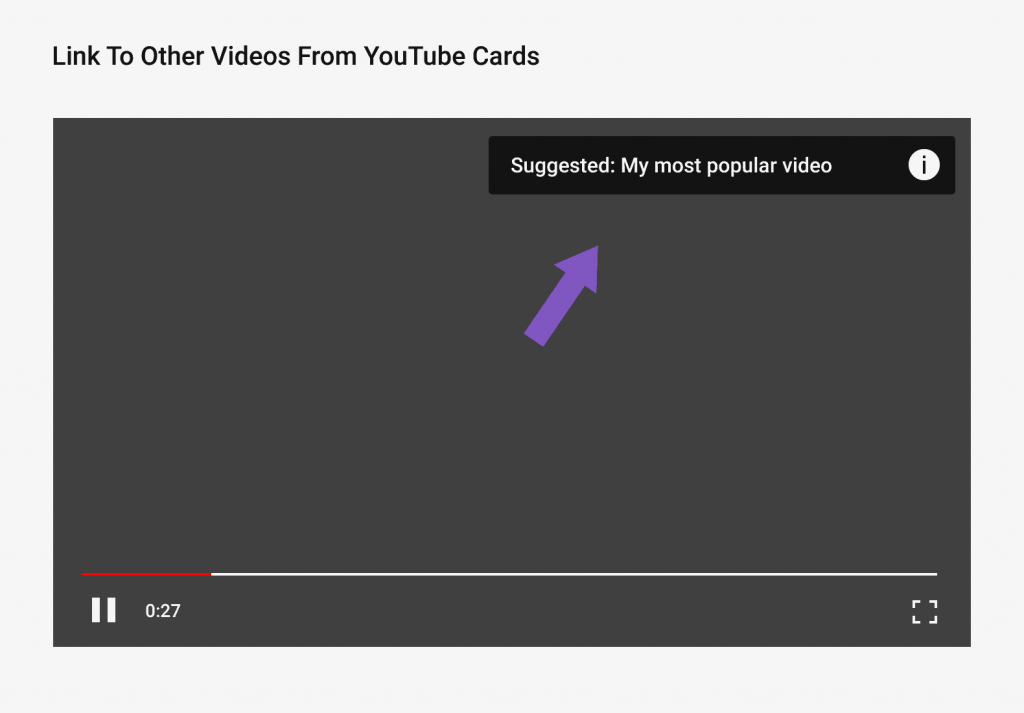 youtube for eCommerce businesses: Link cards