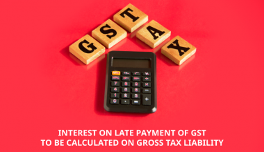 Interest on late payment of GST