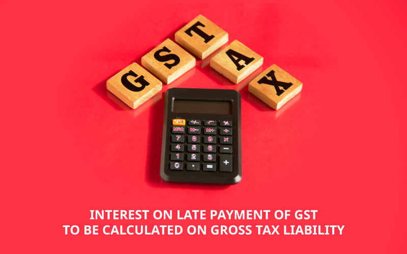 Interest on late payment of GST