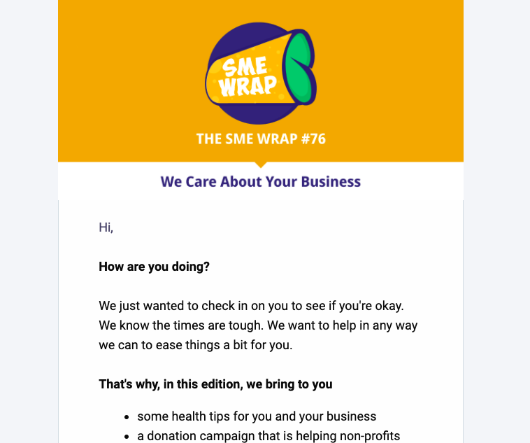 SME Wrap Instamojo email marketing course