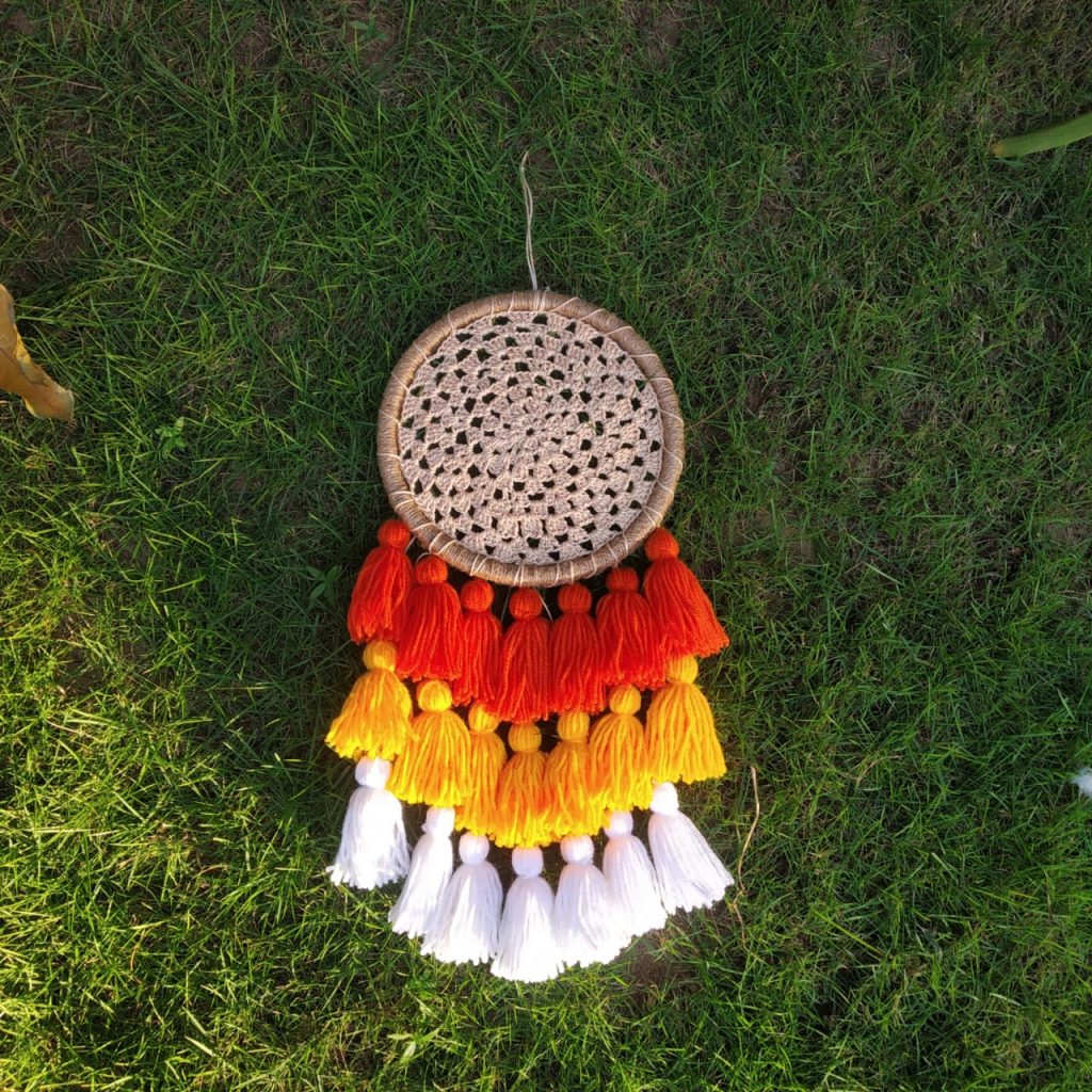 Macrame dreamcatcher