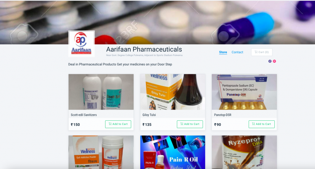 HOW TO SELL MEDICINES ONLINE - SAMPLE STORE