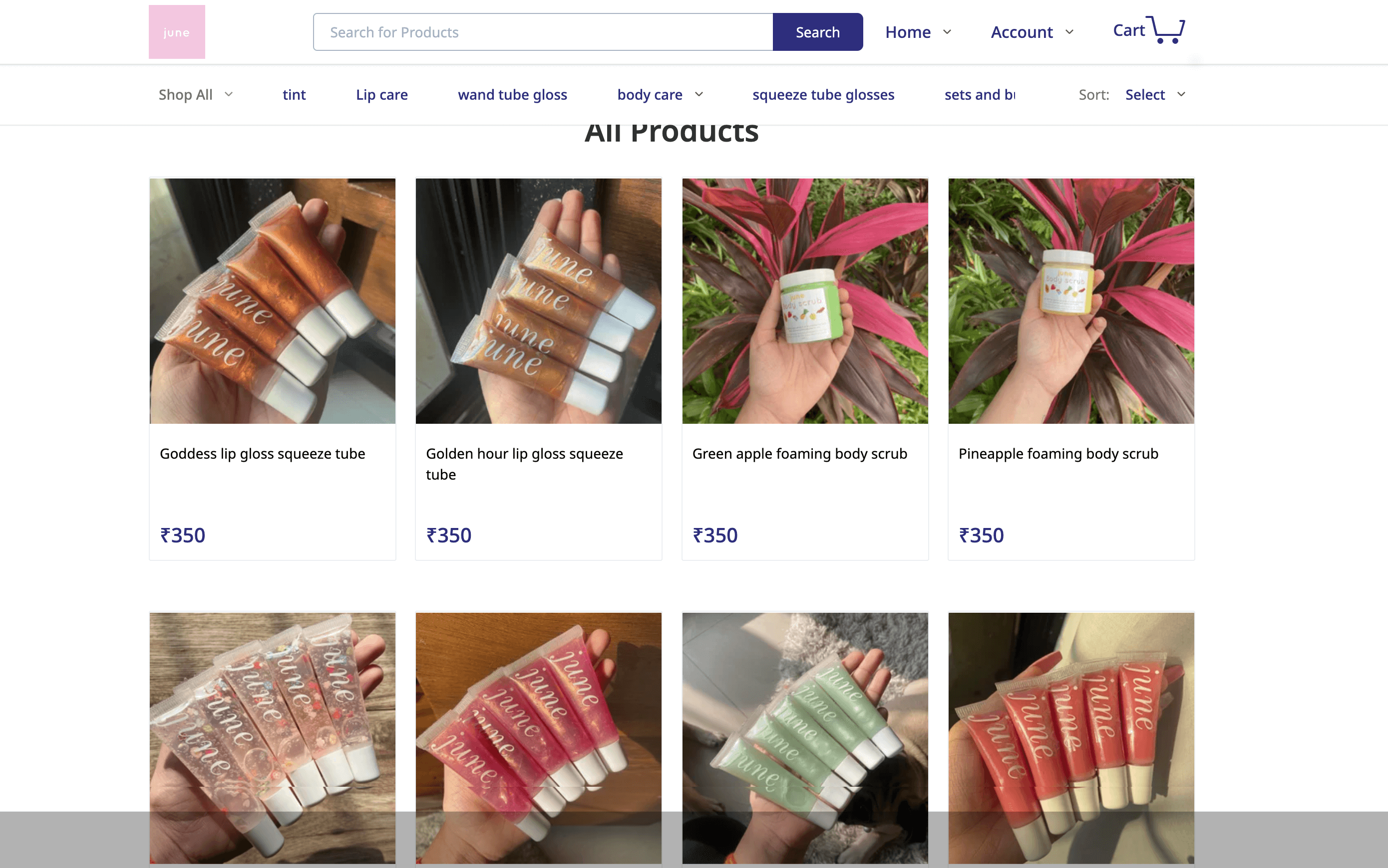 sell cosmetics with online store