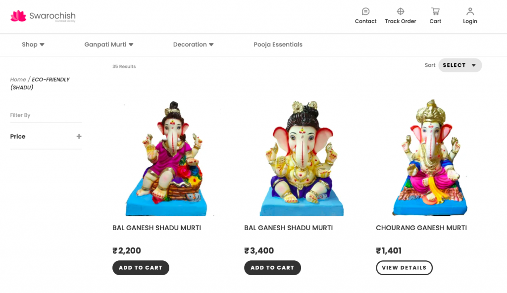 Swarochish online store