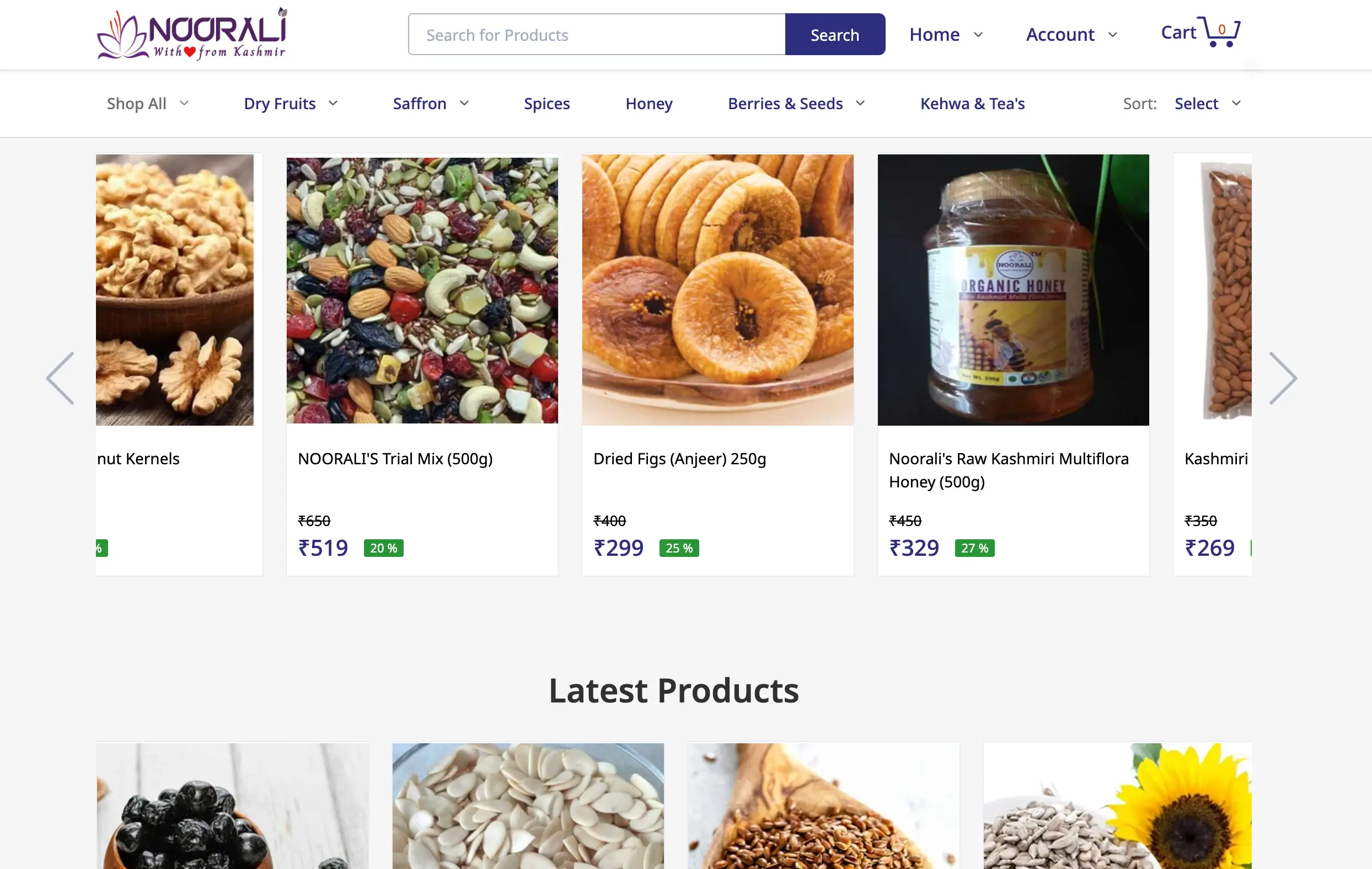 sell dry fruits online