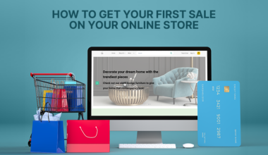 how to make your first sale online store