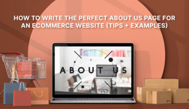 how to write an about us page ecommerce