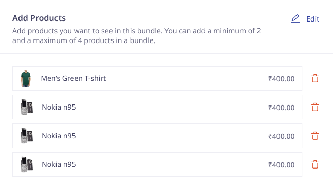 product bundles