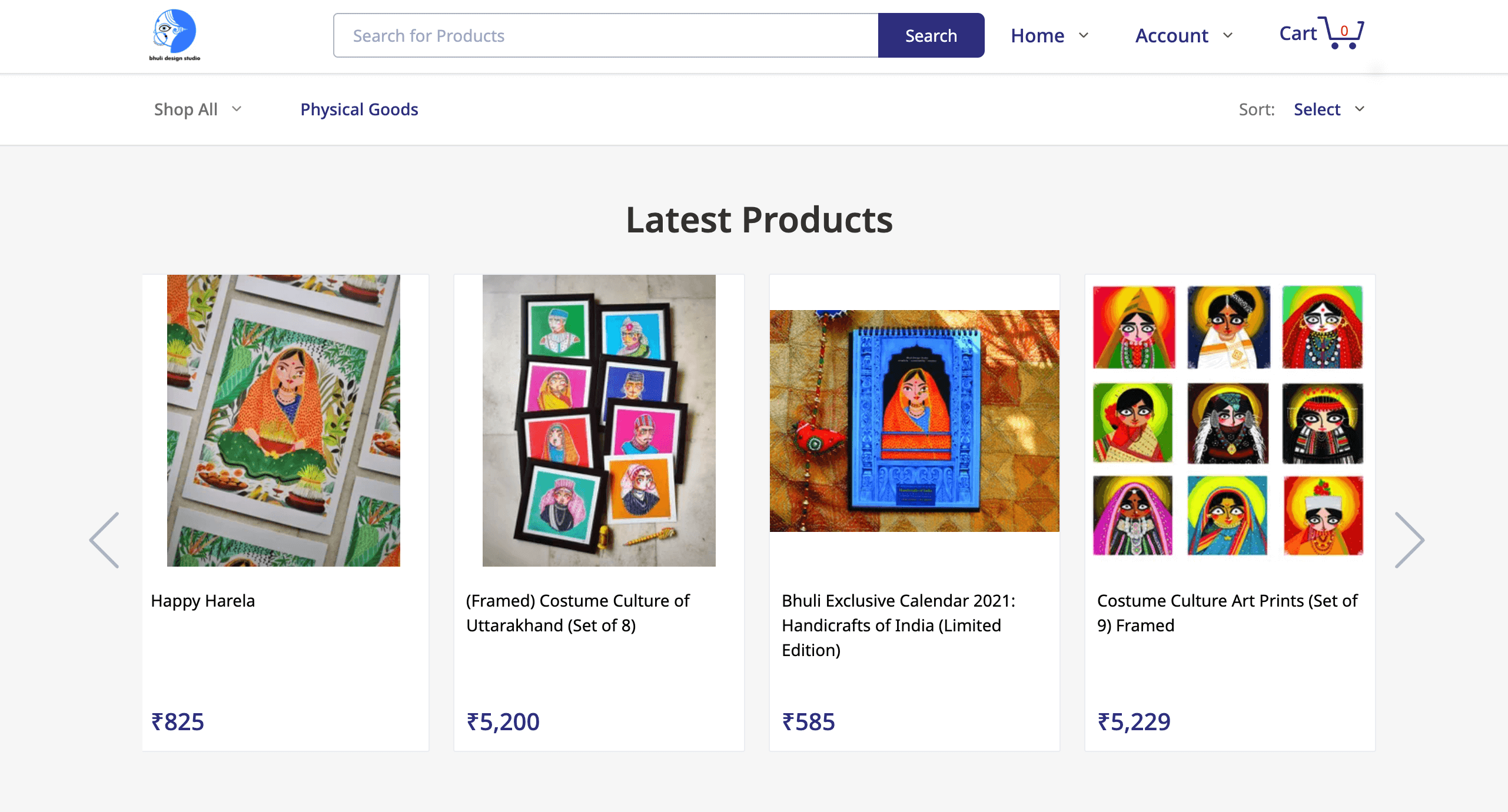 bhuli design studio online store