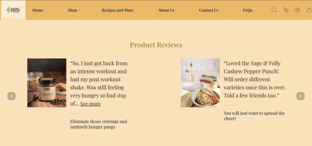 www.sageandfolly.com testimonials