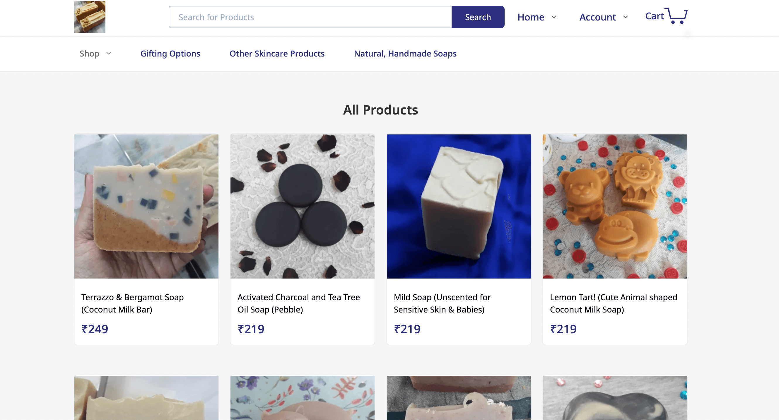 handmade soaps store - part time business ideas