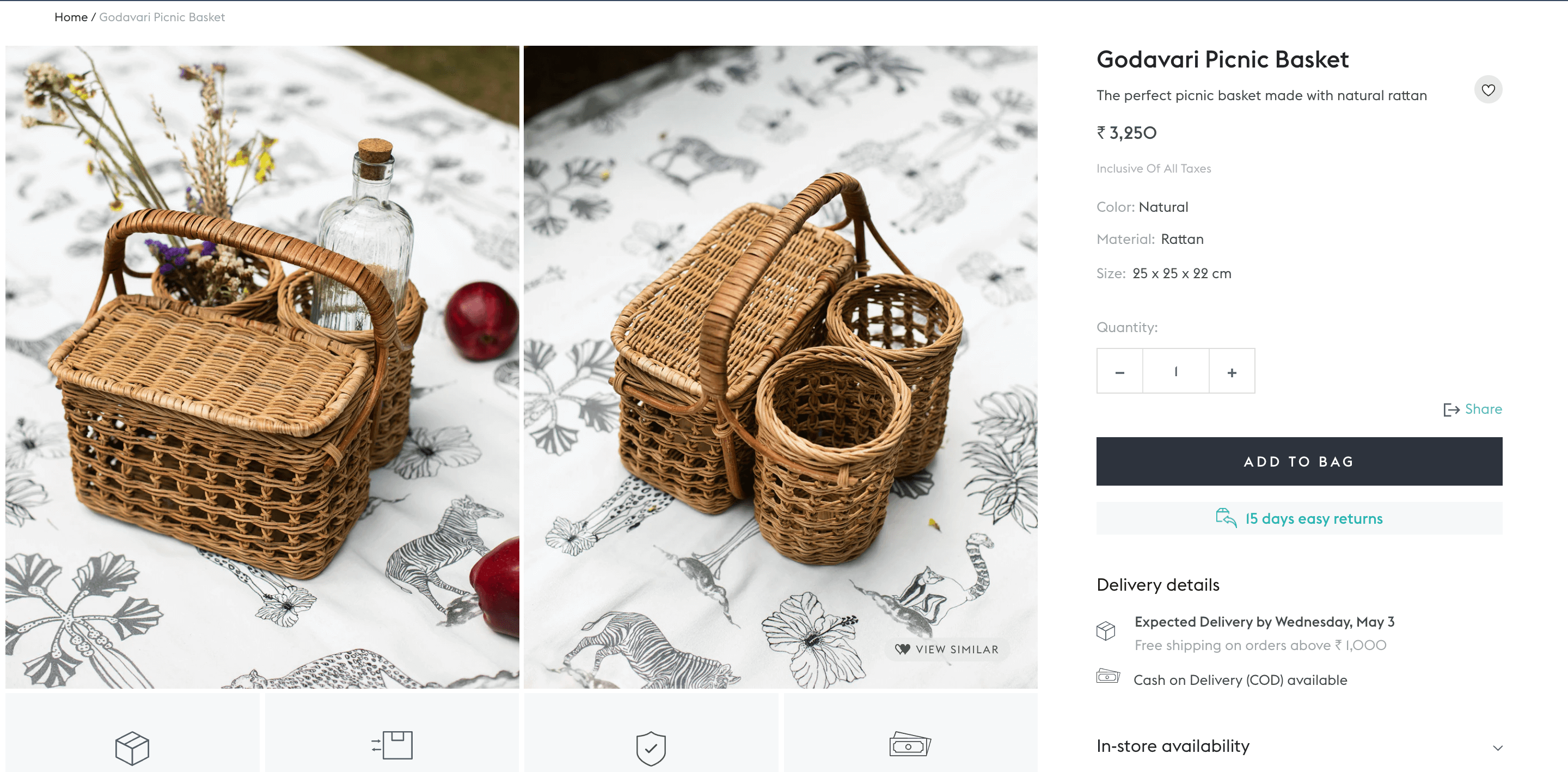 picnic basket product