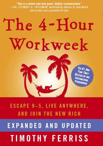 the 4 hour work week book cover