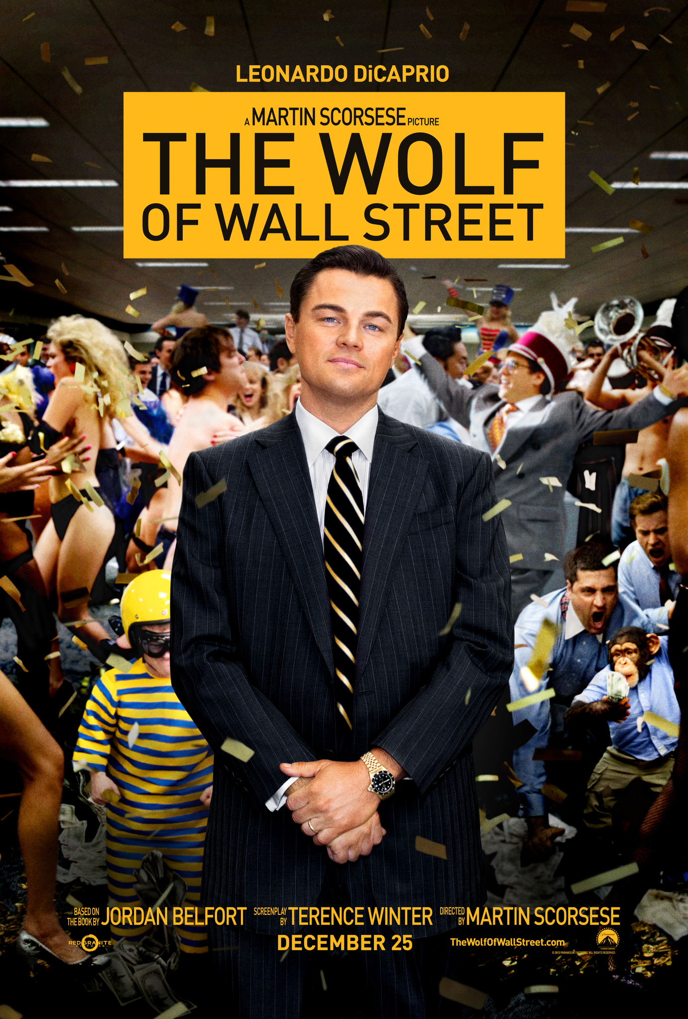Entrepreneur movies: Wolf of Wall Street poster