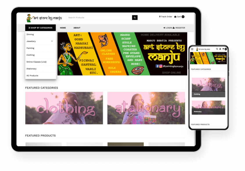 Manju online store