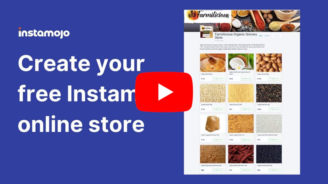 How to set up a free online store on Instamojo for small businesses