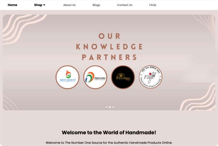 Shilpkritiindia eCommerce website