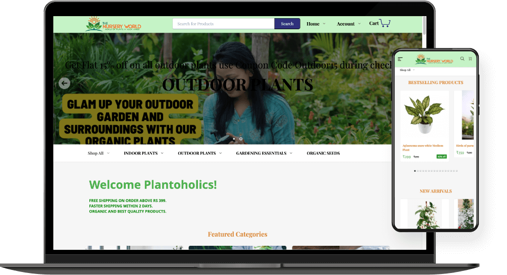 sell plants  online