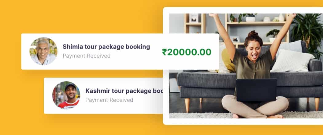 Collect hotel bookings instantly
