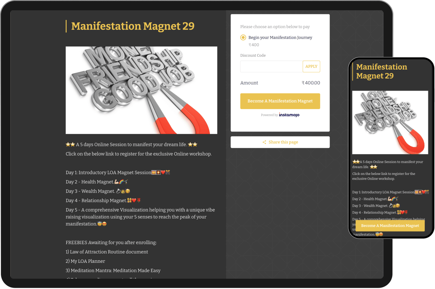 Manifestation Magnet 29