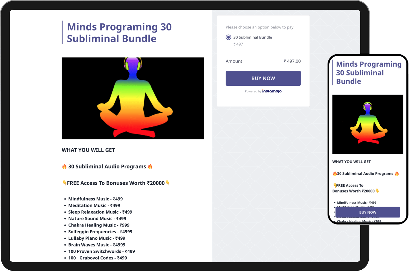 Minds Programing 30 Subliminal Bundle