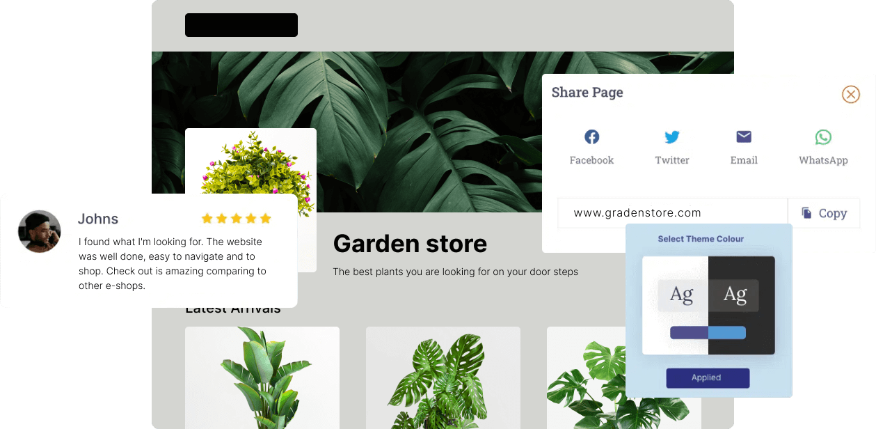 Sell plants online