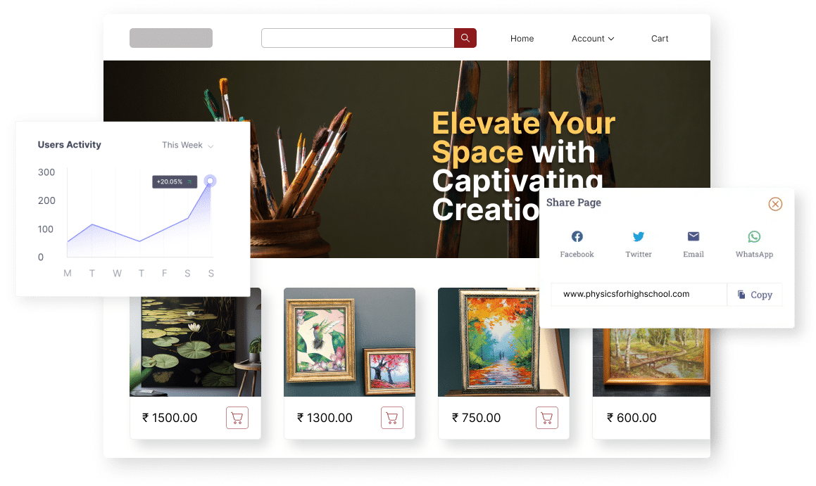 Sell art online